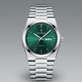 Quartz Watch – Stainless Steel Emerald Green Edition