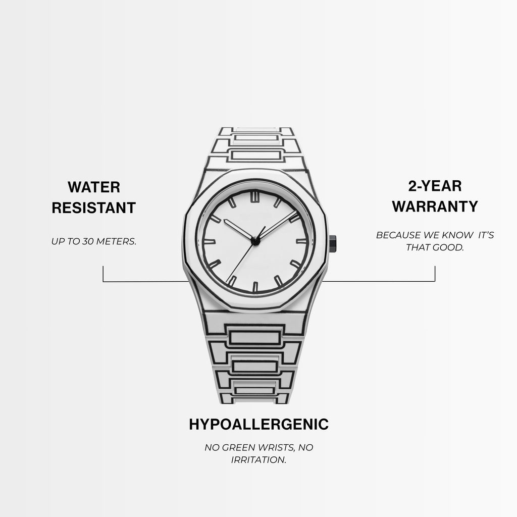 Quartz Watch – Polycarbonate Soft-Touch Black Edition