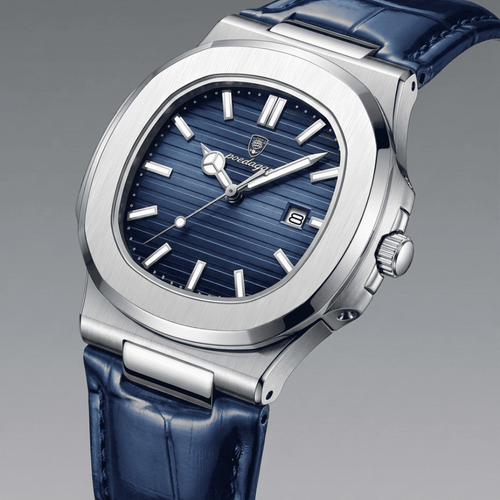 Quartz Watch – Leather Strap Date Luminous Edition