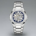 Automatic Watch – Steel Blue Nautilus-Style Edition