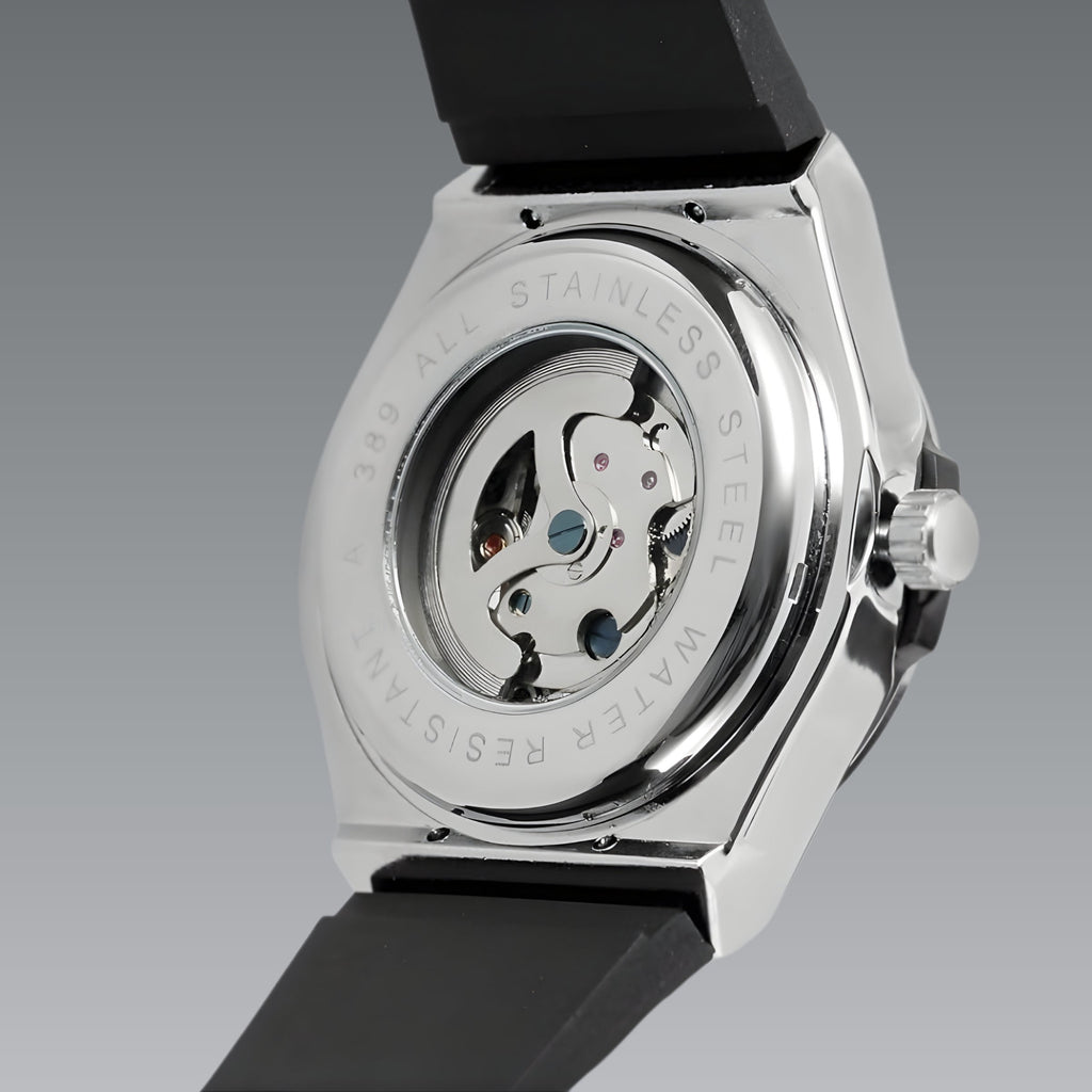 Automatic Watch – Steel Gold Movement Edition