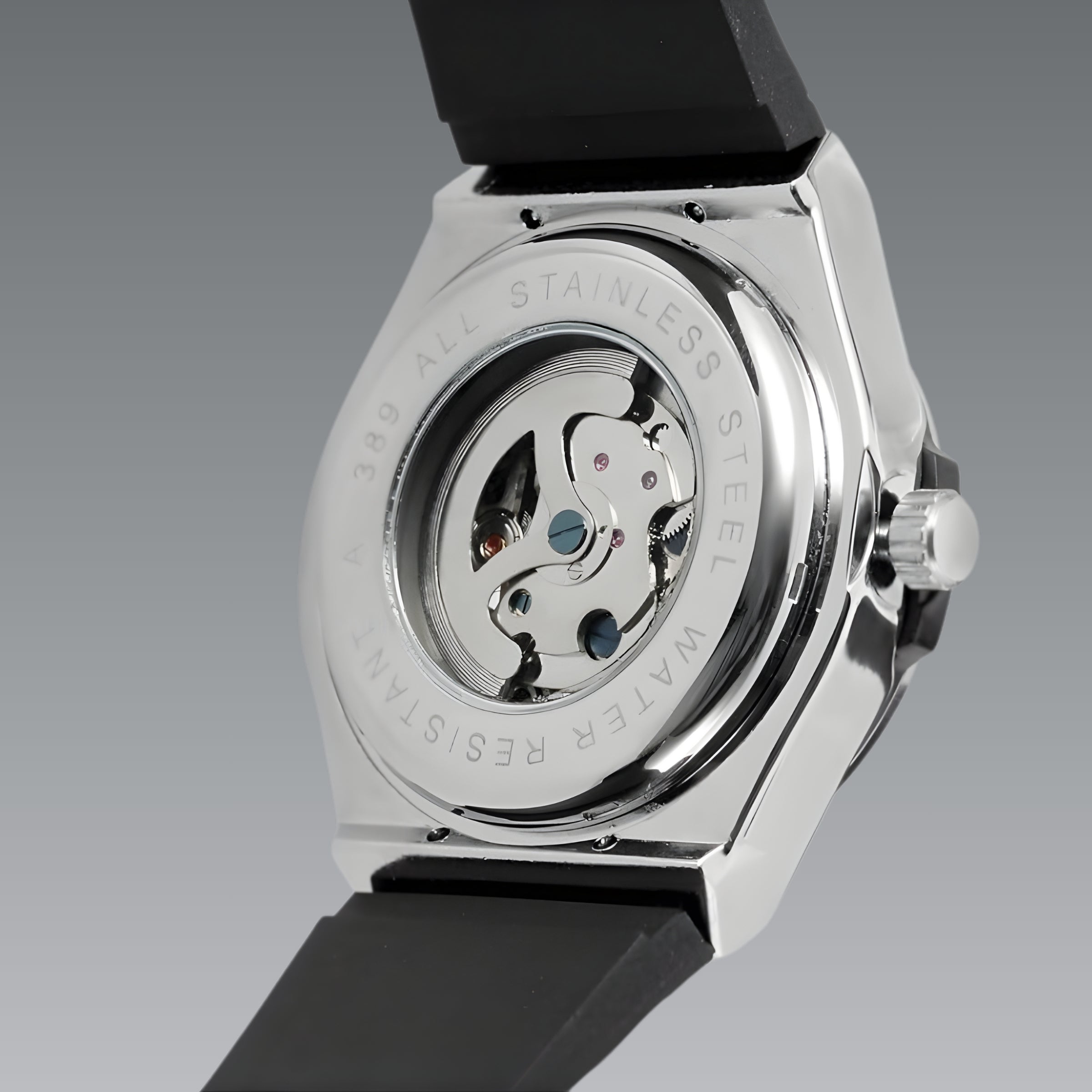 Automatic Watch – Steel Gold Movement Edition