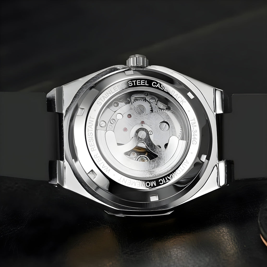 Automatic Watch – Octagonal Steel Silicone Edition