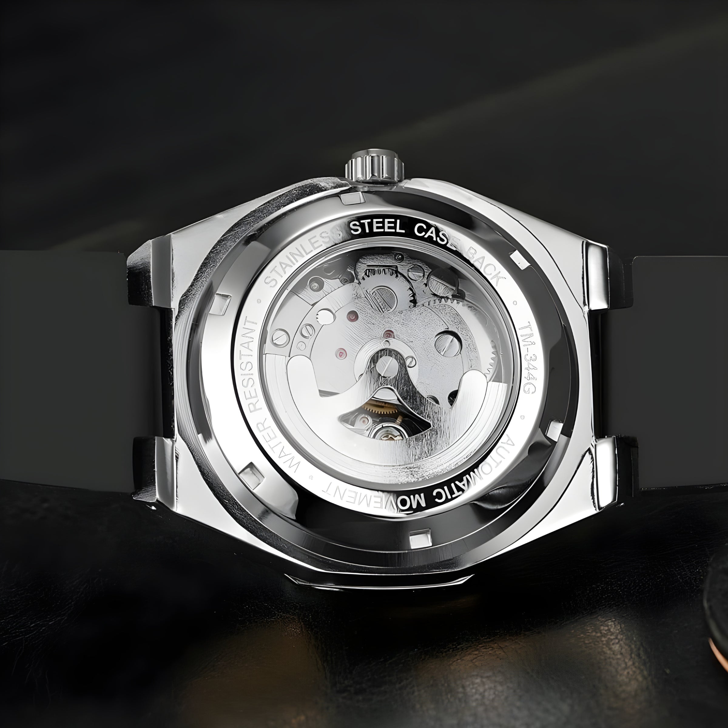 Automatic Watch – Octagonal Steel Silicone Edition
