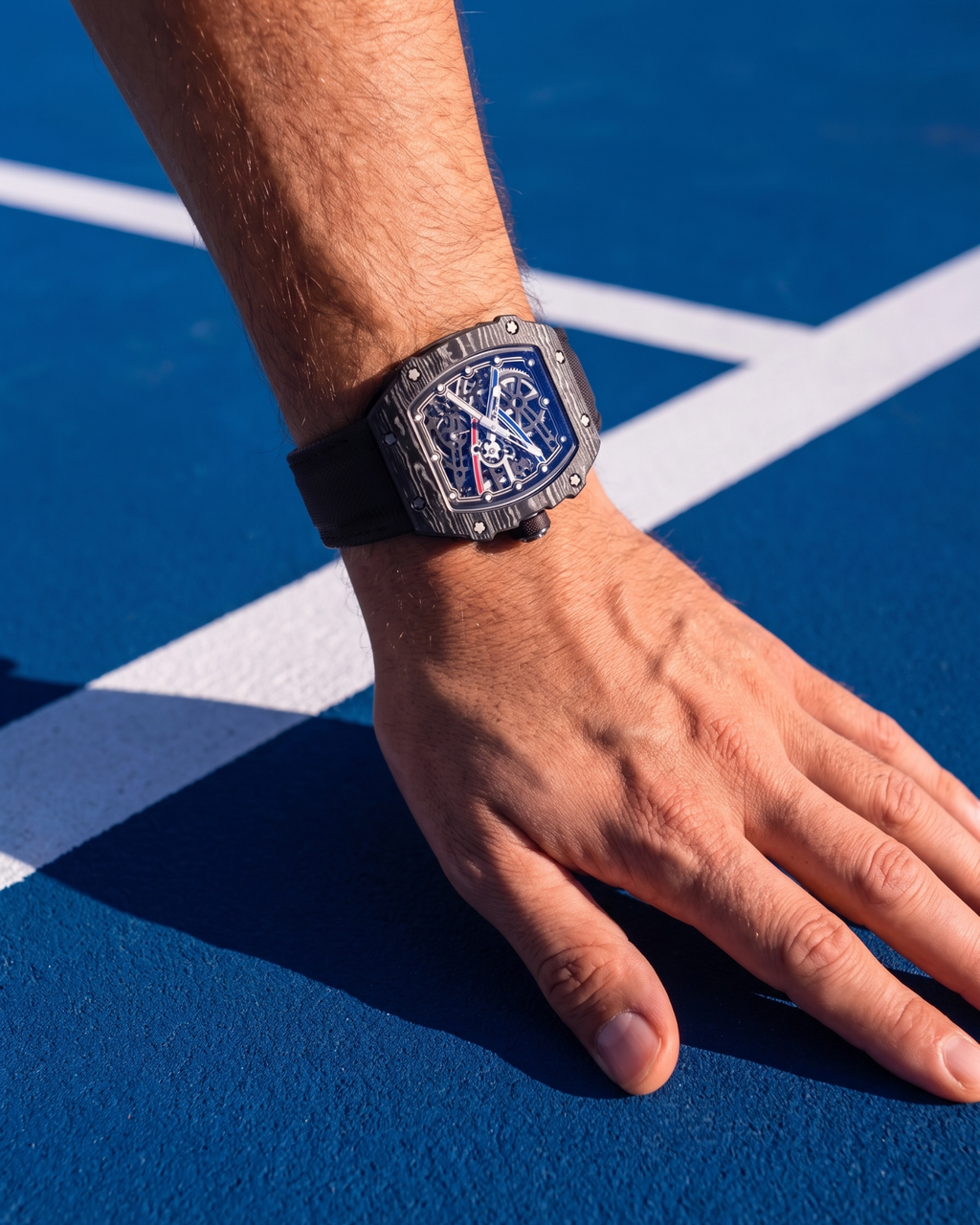 Skeleton Automatic Watch – Carbon Fiber Phantom Black Edition