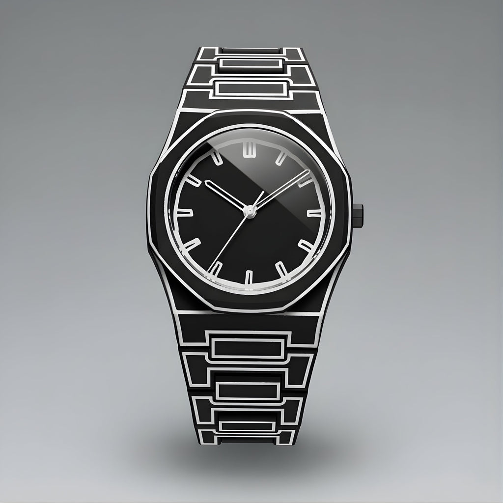 Quartz Watch – Polycarbonate Soft-Touch Black Edition