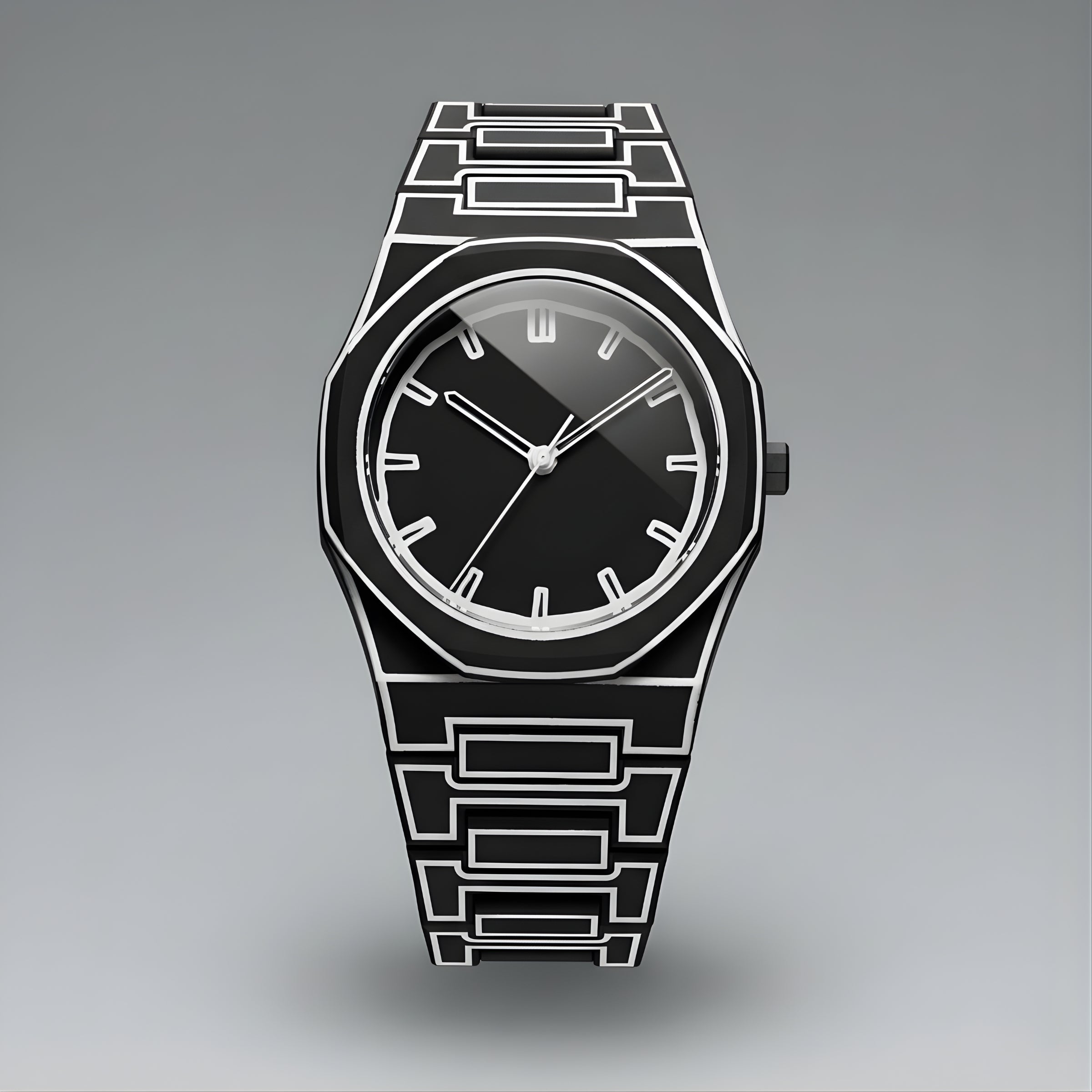 Quartz Watch – Polycarbonate Soft-Touch Black Edition