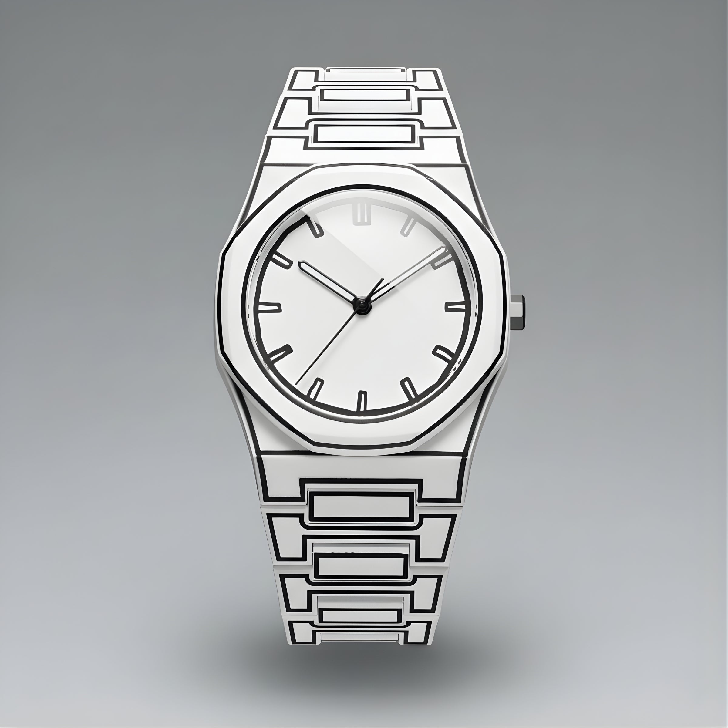 Quartz Watch – Polycarbonate Soft-Touch Black Edition