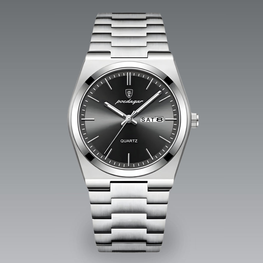 Quartz Watch – Stainless Steel Emerald Green Edition