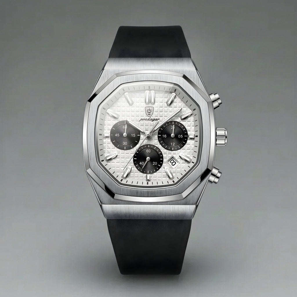 Chronograph Watch – Steel Silver Sport Edition