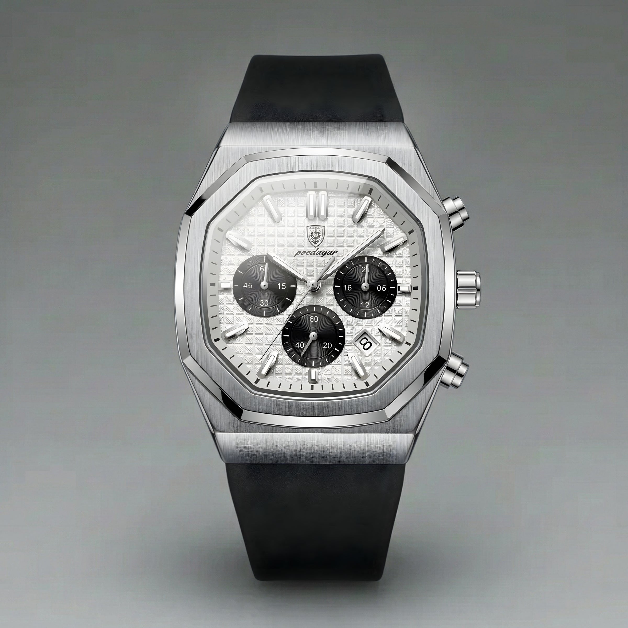 Chronograph Watch – Steel Silver Sport Edition