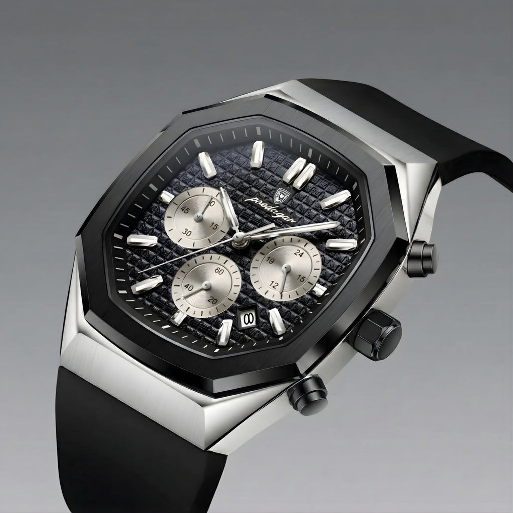 Chronograph Watch – Steel Silver Sport Edition