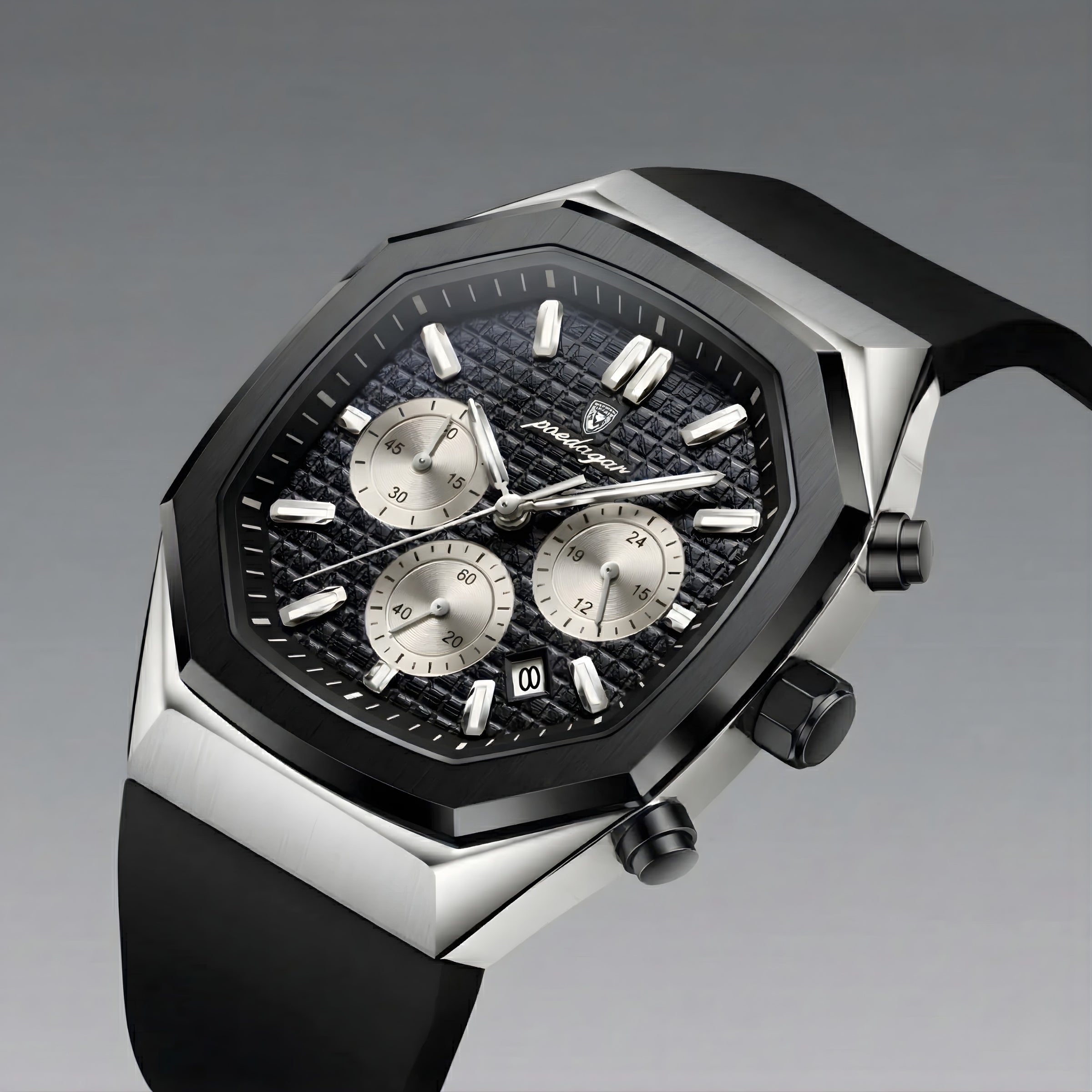 Chronograph Watch – Steel Silver Sport Edition
