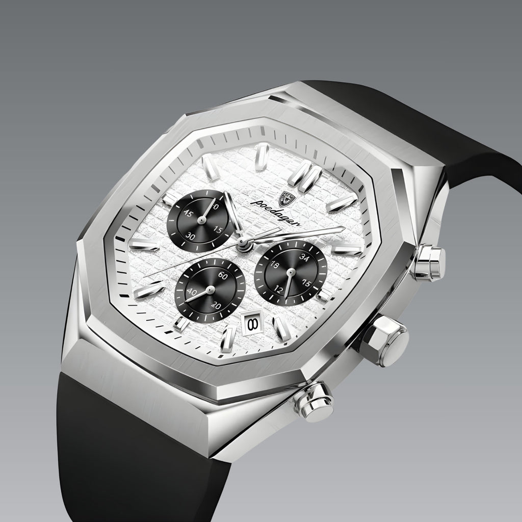 Chronograph Watch – Steel Silver Sport Edition