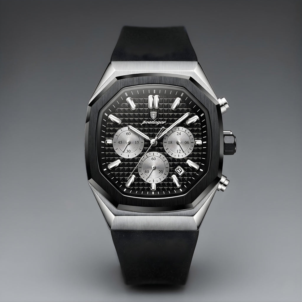 Chronograph Watch – Steel Silver Sport Edition