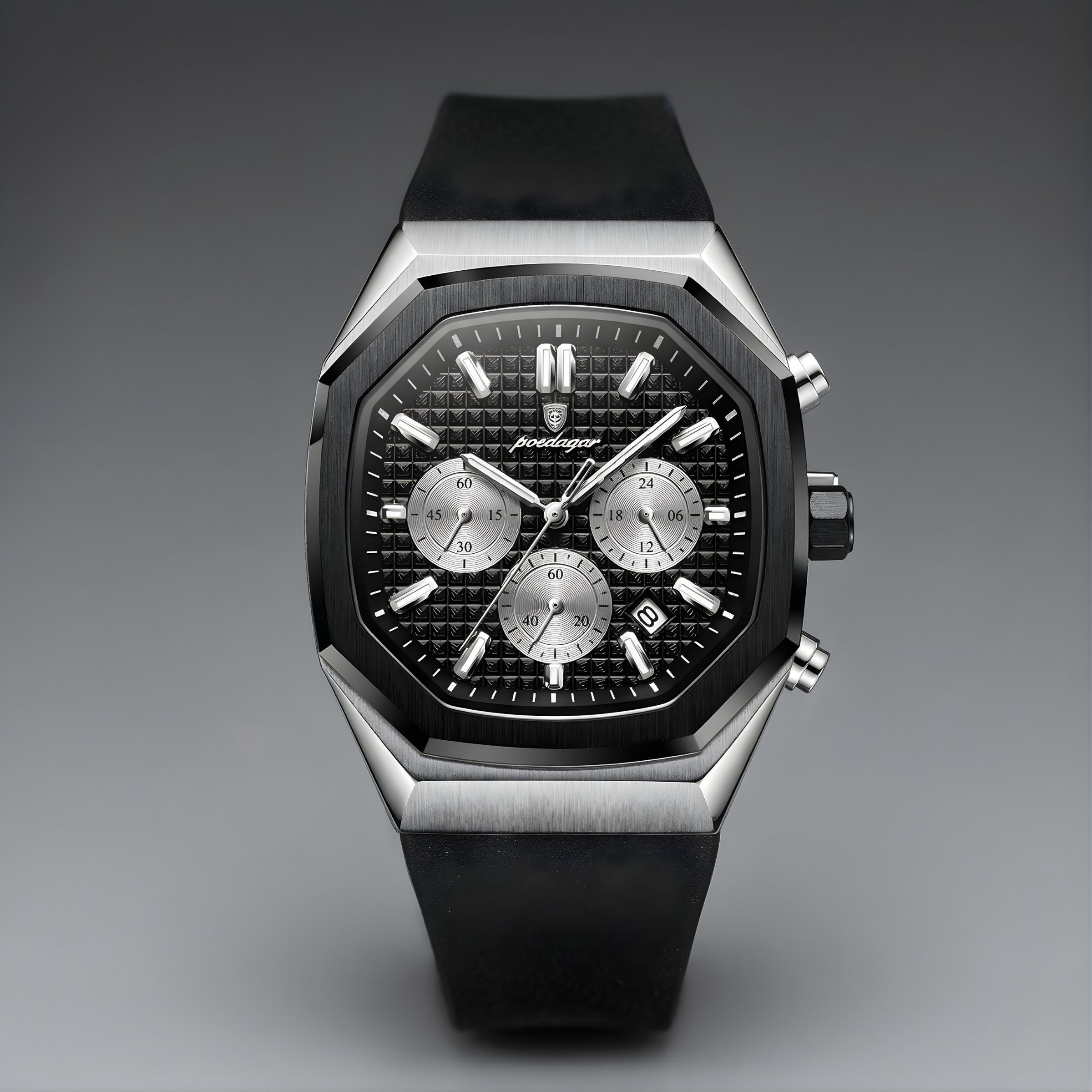 Chronograph Watch – Steel Silver Sport Edition