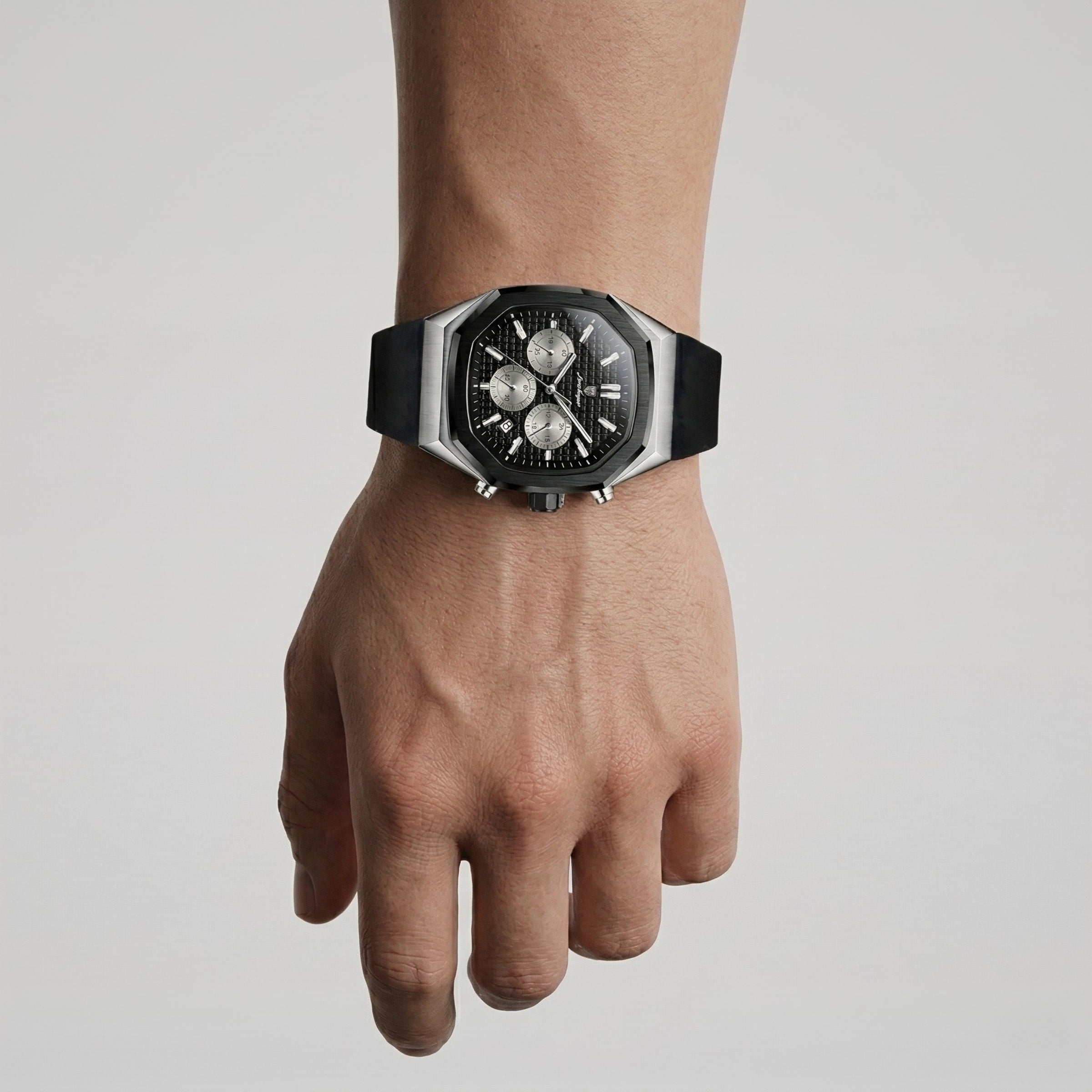 Chronograph Watch – Steel Silver Sport Edition