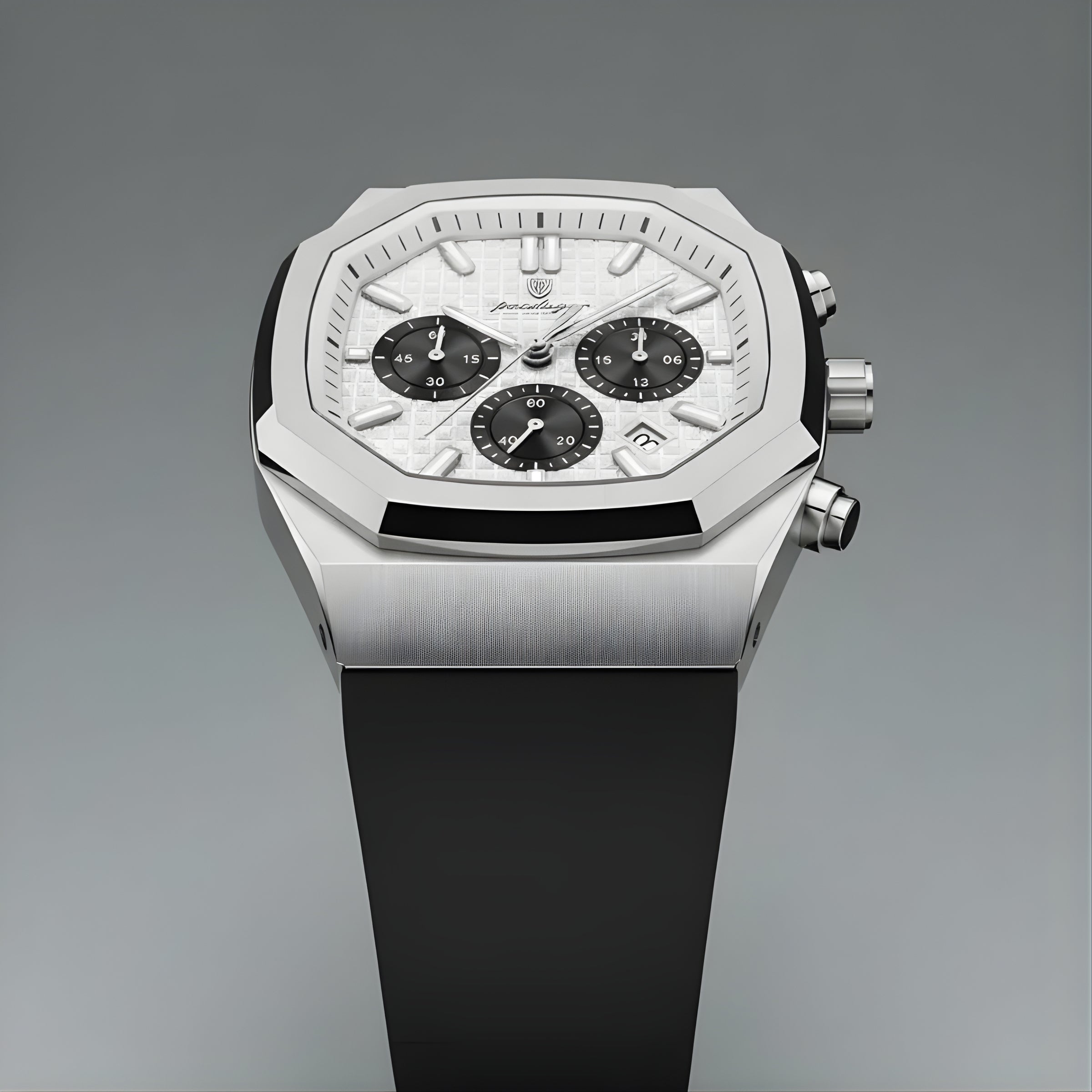 Chronograph Watch – Steel Silver Sport Edition
