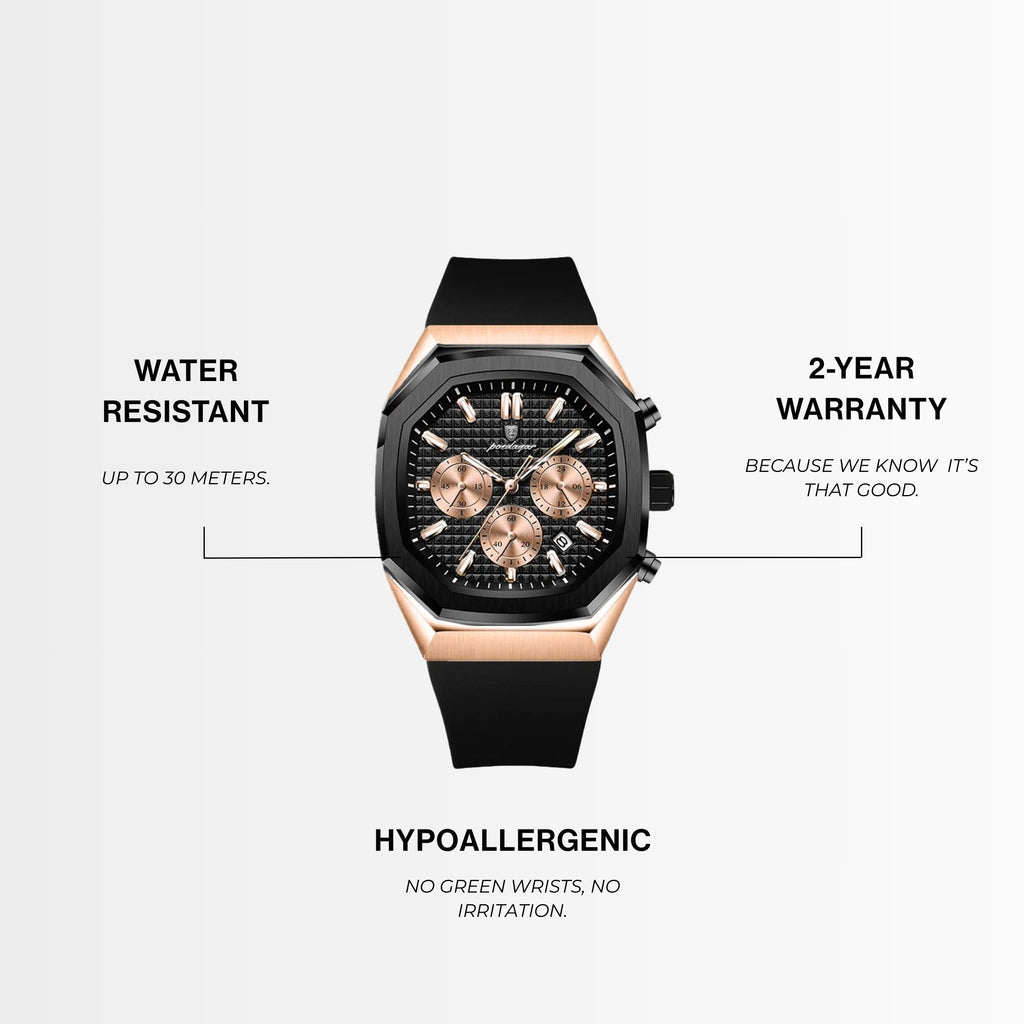 Chronograph Watch – Steel Silver Sport Edition