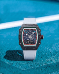 Skeleton Automatic Watch – Carbon Fiber Tricolor Edition
