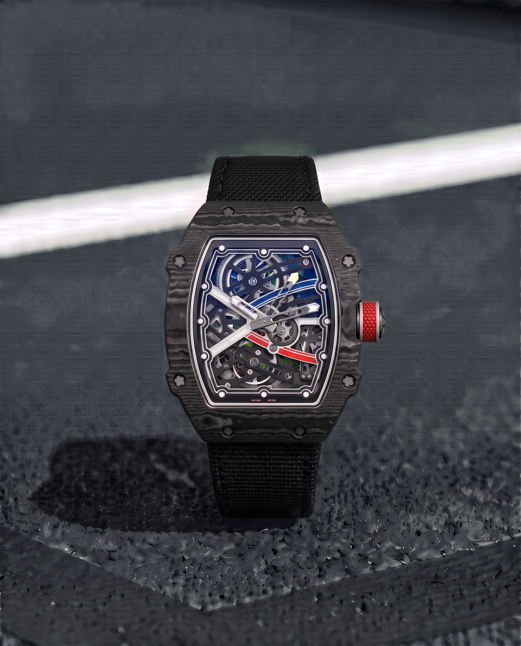 Skeleton Automatic Watch – Carbon Fiber Phantom Black Edition
