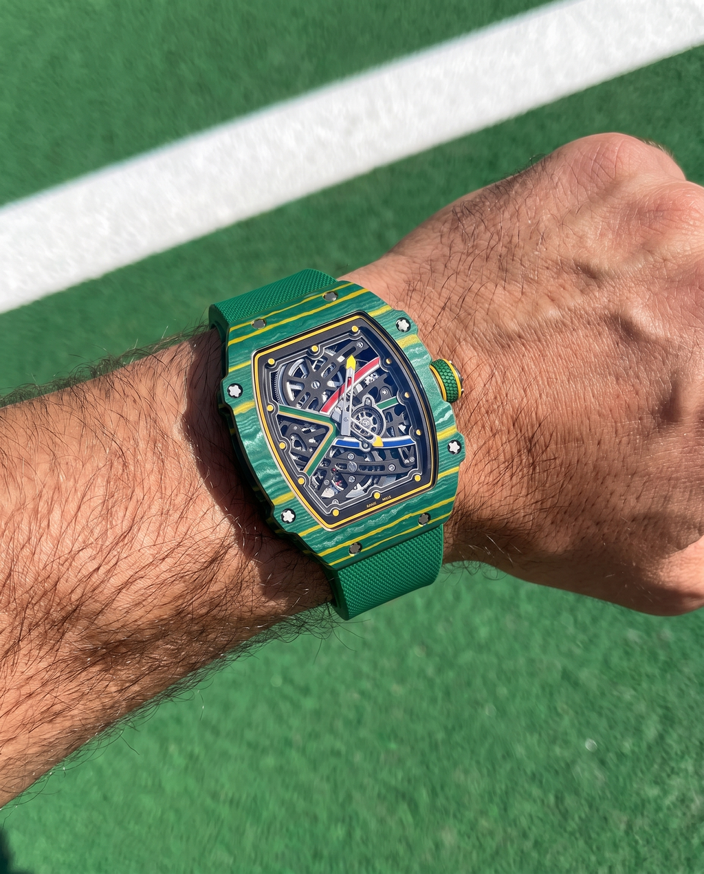 Skeleton Automatic Watch – Green Court Energy Edition
