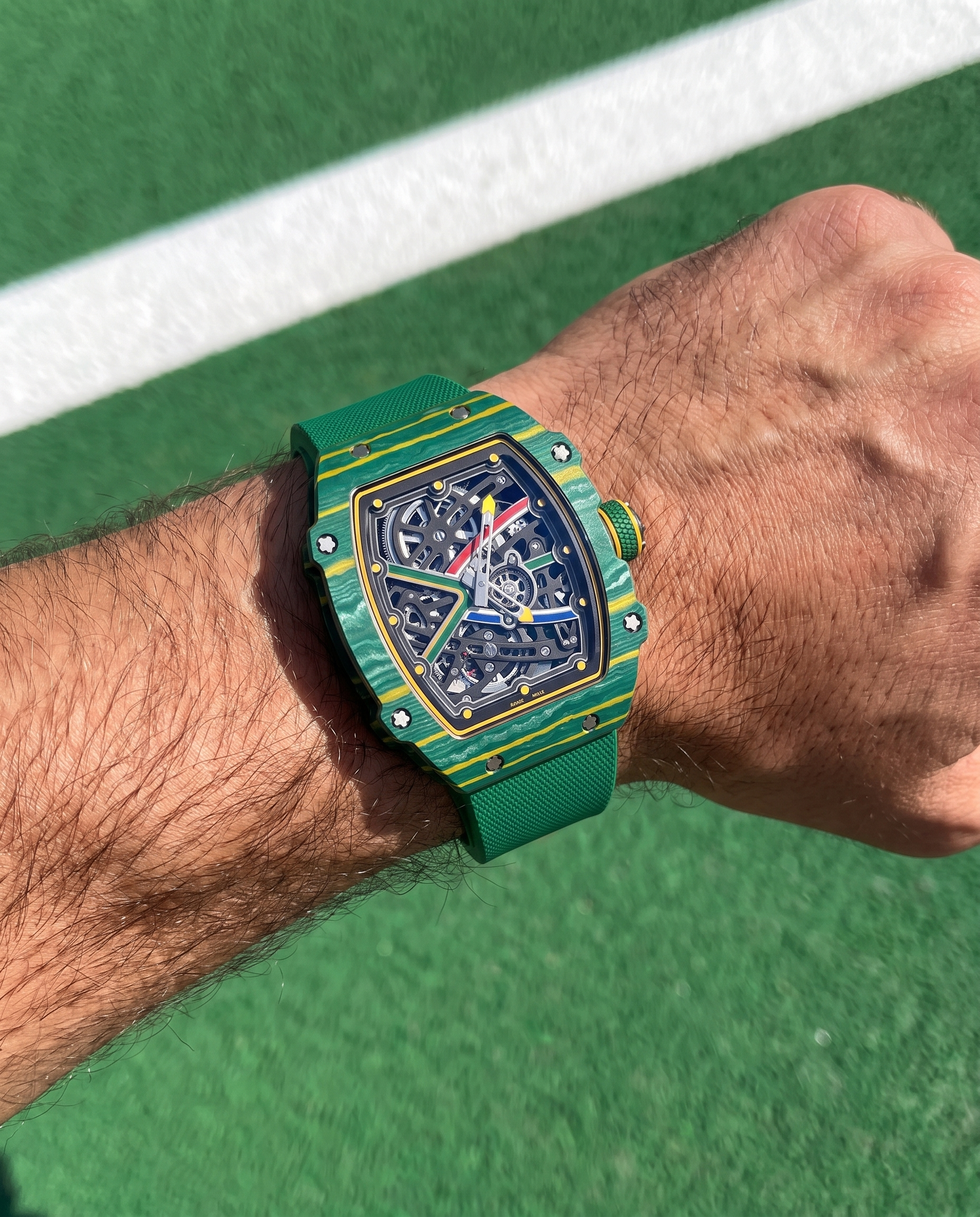 Skeleton Automatic Watch – Green Court Energy Edition