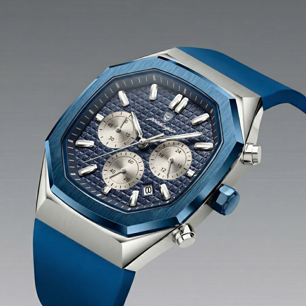 Chronograph Watch – Steel Silver Sport Edition