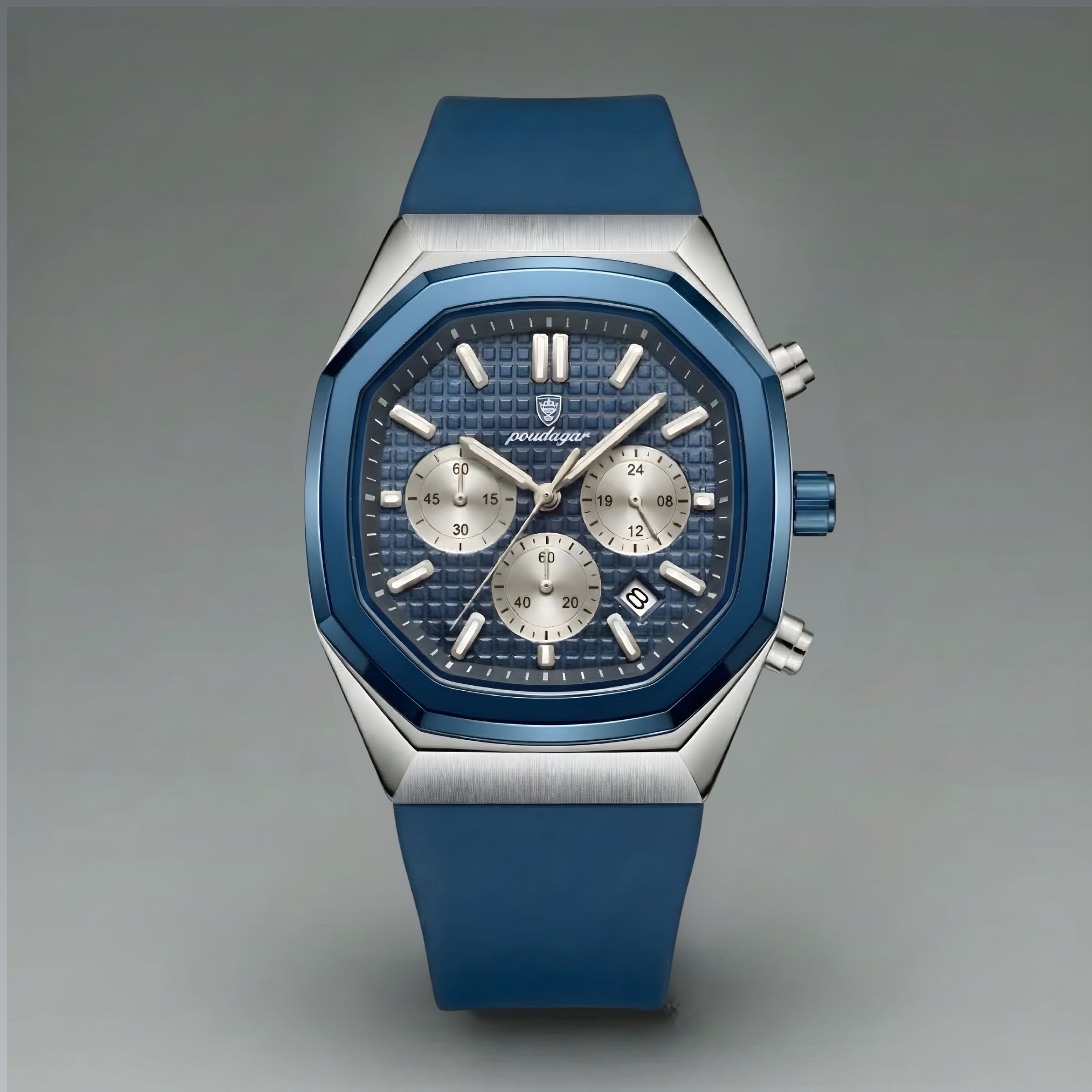 Chronograph Watch – Steel Silver Sport Edition